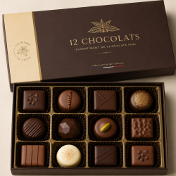 coffret de 12 chocolats